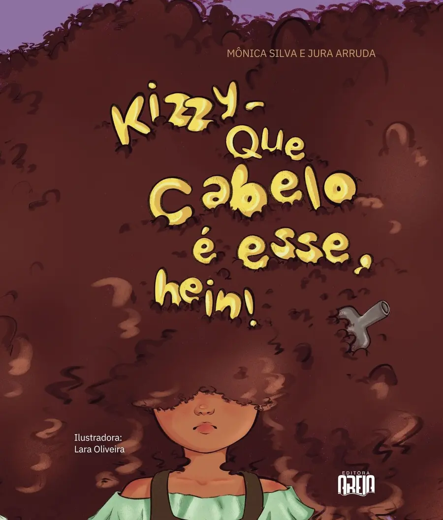 Capa do livro Kizzy, que cabelo é esse, hein!
